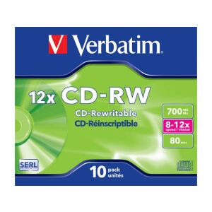 CD-RW disky 12x 700MB 10P JC 43148