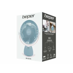 Beper Mini Clip Ventilátor - Hordozható, Újratölthető