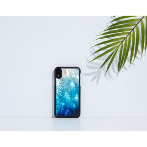 iKins iPhone XR Tok - Kék Tó Mintázat, Fekete Keret 138728857 - IKins