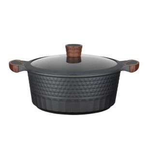 RAKOTT 28cm Vas ceramică cu capac, capacitate 6.6L - Oale și cratițe