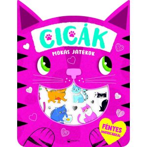 Cicák - Mókás Játékok Füzet Fényes Matricákkal 138729193 - Gyermek & Ifjúsági könyv