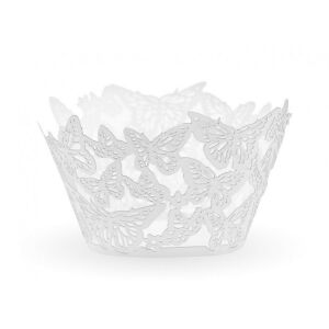 Pillangó Muffin Dísz - 6 db-os Papír Tortadísz 138874561 - Muffin papír