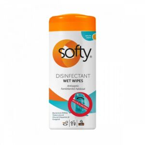 Softy Disinfectant nedves fertőtlenítő törlőkendő 30lap/doboz 138733616 - Softy