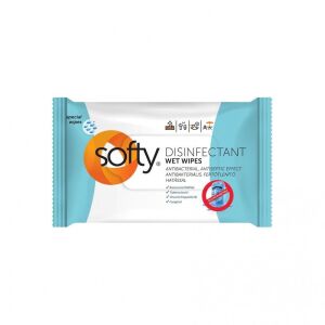 Softy Disinfectant nedves fertőtlenítő törlőkendő 40 lap, visszazárható 138733620 - Softy