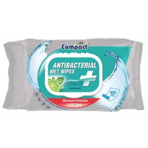 Ultra Compact Antibakteriális Nedves Törlőkendő - 100 db, Lime 138733625 - Softy