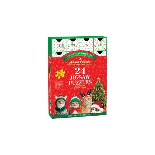 EuroGraphics Christmas Whiskers Adventi Puzzle - 24 x 50 db, Cuki Cicák 138733772