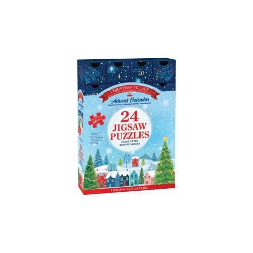 EuroGraphics Christmas Village Adventi Kalendárium Puzzle - 24 x 50 db 138733820