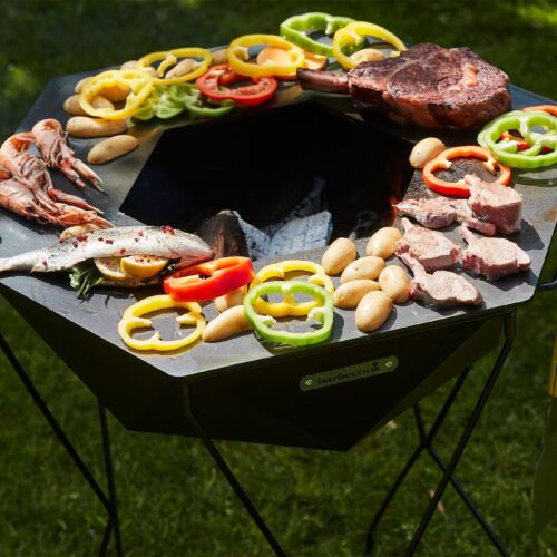 Barbecook Rila Tűzrakóhely és Grill - 80x75x71cm, Közösségi Grillező 138734549