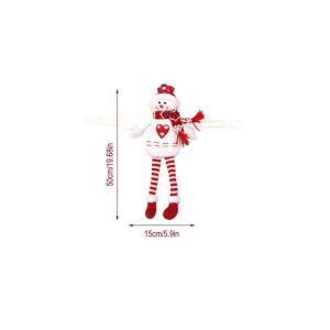 Karácsonyi Függönyelkötő - Mikulás, Hóember, Rénszarvas vagy Manó figura 138734975 - Függönyelkötő