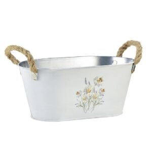 Virágmintás fém tároló