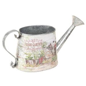 Mintás fém öntözőkanna