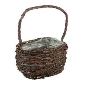 Kerek rattan kosár