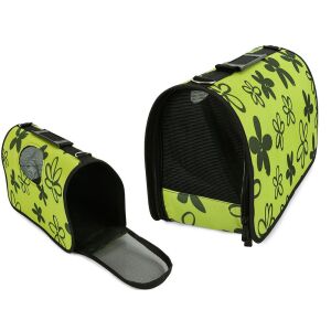Zöld Szállító Táska Macskáknak és Kutyáknak - 40x23x26cm, Állítható Pánttal 138741301 - Hordozó, autós box kisállatoknak