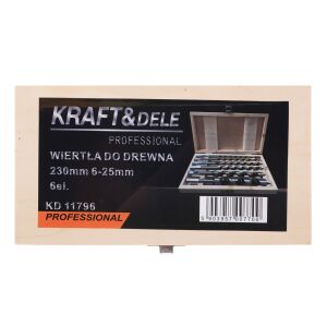 Set burghie lemn, Kraft&Dele, 8 buc, 230 mm, KD11796 138743136 - Burghie