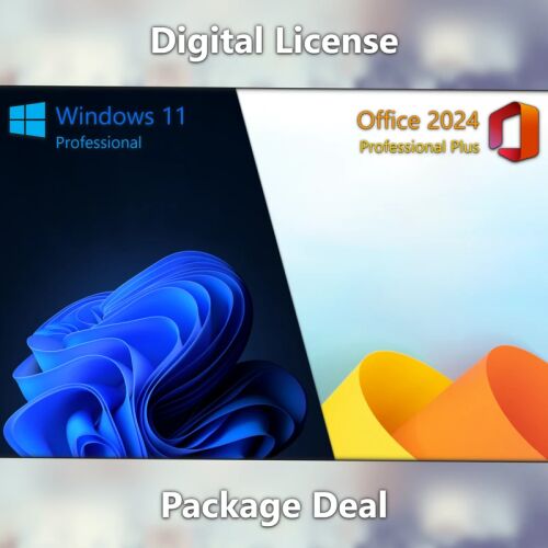 Balík digitálnej licencie Microsoft Windows 11 Pro a Office 2024 Pro Plus