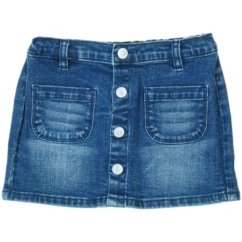 Benetton Kék Pamut Lány Szoknya - 80-as Méret, Gumis Derék 138745081