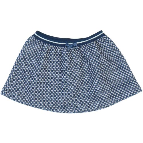 Benetton Kék Csillogó Szoknya - Absztrakt Mintás, Masnis - 92 138745364