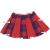 Benetton Kockás Lány Szoknya - Piros, 68-as méret 138745564