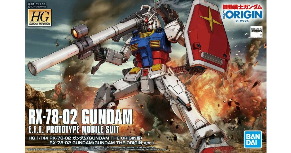 Bandai Model Kit 19604 – Gundam Decal 105 – Adesivi Per The Origin 1 – Prodotto Originale - 2