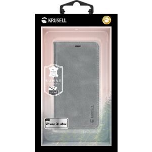 Krusell Sunne 4 Card FolioWallet Apple iPhone XS Max vintage sivá 138745870 - Krusell