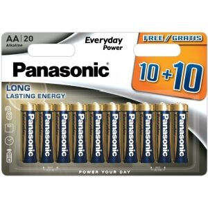 Батерия Panasonic Everyday Power LR6EPS/20BW (10+10) 138745883 - Батерия и акумулатор