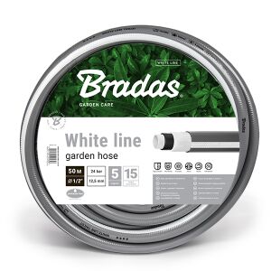 Furtun de grădină Bradas White Line 1/2 inch 50m, colac - Bradas