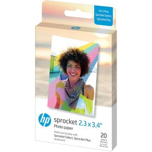 Fotografický papier HP Sprocket Plus Zink 5,8 x 8,6 cm 20 listov