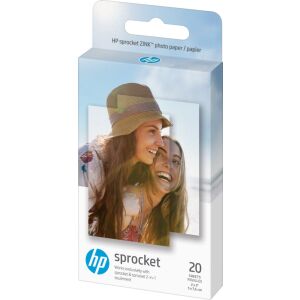 HP Sprocket ZINK Fotópapír - 5x7,6 cm, 20 lap