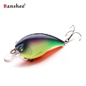 Vobleris Banshee Crankbait Bass 60mm 10g VC01 Black Back, Plūdrus 138746036 - Rybárske návnady