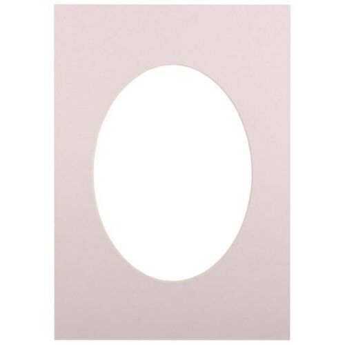 Passepartout 21x29,7, hellgrau oval 138746094