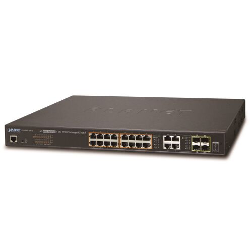 Comutator Planet GS-4210-16P4C L2, 20x1Gb, 4x1Gb SFP, 16x PoE 802.3at 220W 138746234