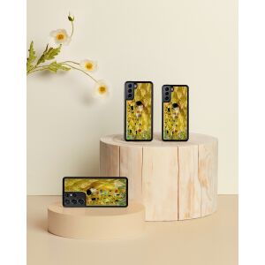 iKins Samsung Galaxy S21+ Tok - Gustav Klimt: A csók, Fekete 138746318 - IKins