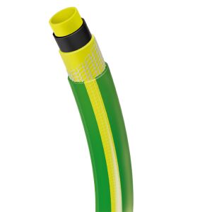 Detaliu furtun de grădină REFLEX 3/4 inch, verde și galben - Bradas