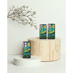 Etui iKins do Samsung Galaxy S21+ Gwiezdna noc czarne 138746398 - Kontakty telefoniczne