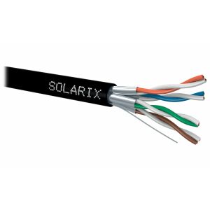 Przewód Solarix Cable STP CAT6A STP PE Fca 500m/reel SXKD-6A-STP-PE 138746490 - Kabel FTP