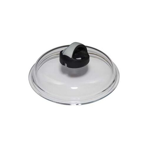 Üveg fedő fogantyúval, 16cm átmérő - Edény fedő