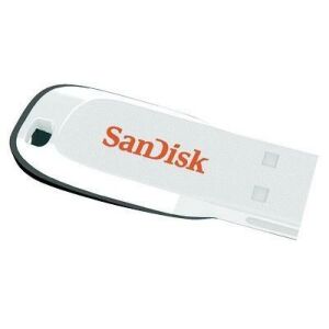SanDisk Cruzer Blade - Jednotka USB flash - 16 GB - USB 2.0 - b�l�