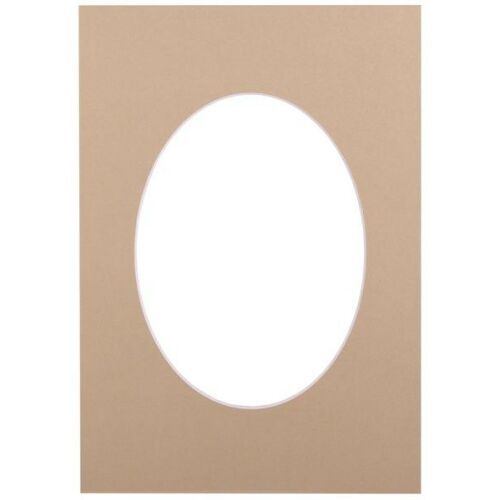 Passepartout 21x29,7, piaskowiec owalny