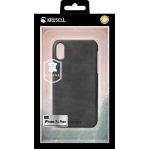 Krusell Sunne Cover Apple iPhone XS Max Vintage Schwarz 138746872 - Krusell