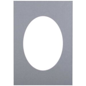 Passepartout 21x29,7, owalny w kolorze niebieskim 138746993 - Ramka na zdjęcia