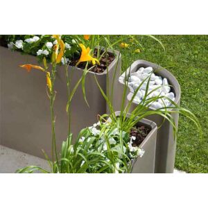 Blumentopf CORNER 39cm x 39cm x h78, Beton 138747100 - Gartenbau