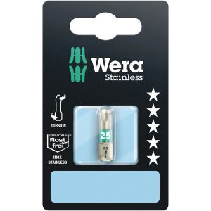 Wera 3867/1 Torsions-Edelstahlbit T25 x 25mm 138747285 - Bit Set