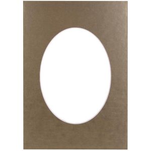 Passepartout 15x21, goldenes Oval 138747456 - Bilderrahmen