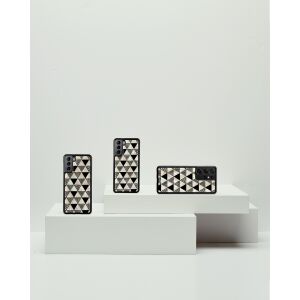 iKins Hülle für Samsung Galaxy S21+ Pyramide schwarz 138747473 - Handyhüllen