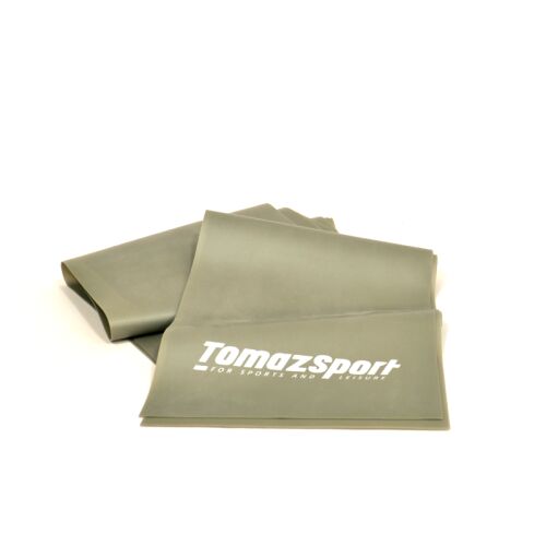 Bandă elastică Tomaz Sport Super Heavy 200x15x0,55cm Argintie 25-30lbs 138747539