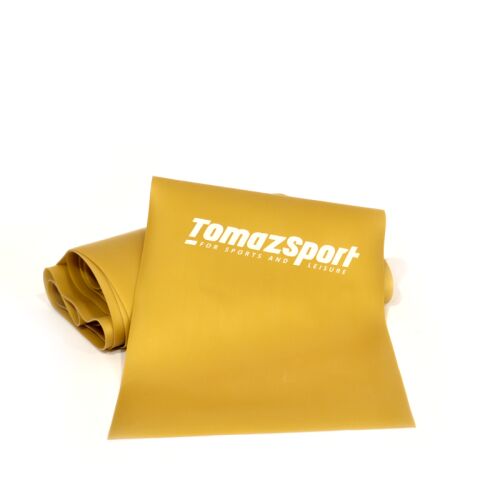 Bandă elastică Tomaz Sport Max 200x15x0.65cm Auriu 30-40lbs