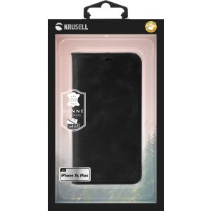 Krusell Sunne 4 Card FolioWallet Apple iPhone XS Max vintage čierna 138747659 - Krusell