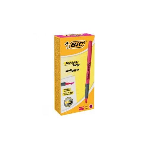 Маркер BIC FLEX розов, кутия 12 бр. 494879 138747879