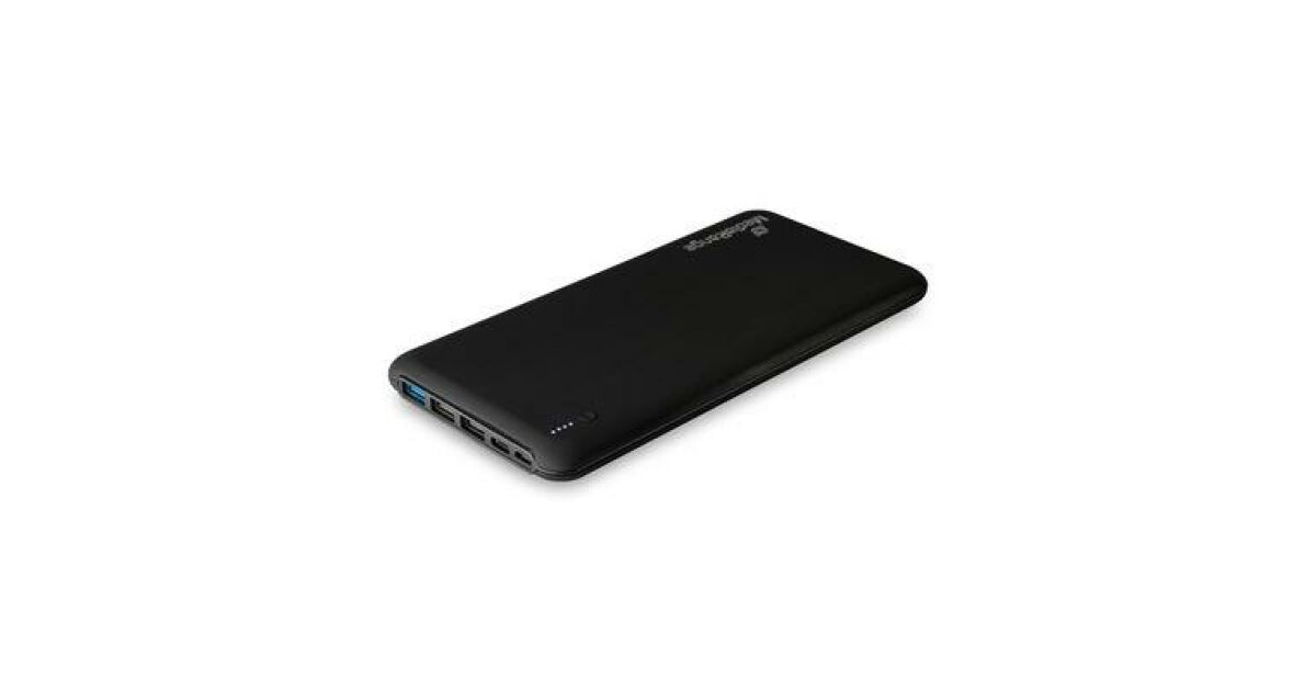 MediaRange MR754 batería externa Polímero de litio 25000 mAh Negro, Banco de potencia negro