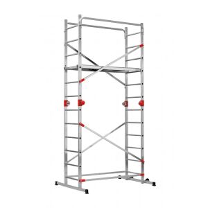 Lešenie G60 / hliník / 2x12 schodov